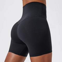High-Waisted Shorts with Butt Lift Effect