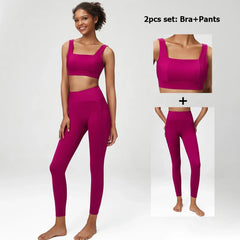 Women's Activewear Set with Top, Leggings and Jacket