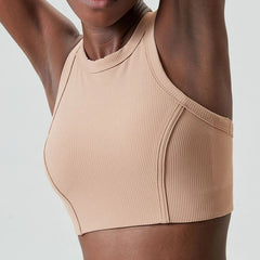 Reinforced Sports Top with Wide Straps