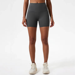 High-Waisted Shorts with Butt Lift Effect