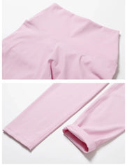 Fitness Set with Long Sleeve Top and Leggings