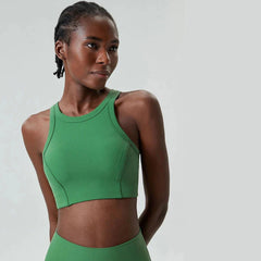 Women’s Fitness Set with Fitted Crop Top and Leggings