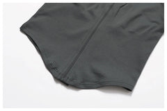 Fitness Top with Zip Front and Long Sleeves