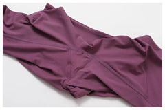 Fitness Set with Cut-Out Top and High-Waisted Leggings