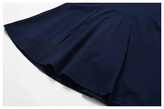 One-Shoulder Fitness Set with Skort