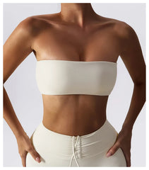 Strapless Sports Top with Padding