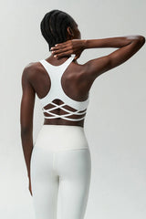Fitness Set with Back-Cutout Top and Shaping Leggings