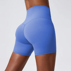 High-Waisted Shorts with Butt Lift Effect