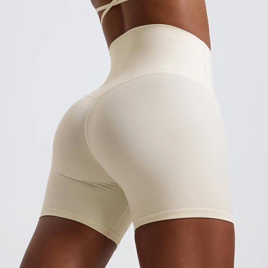 High-Waisted Shorts with Butt Lift Effect