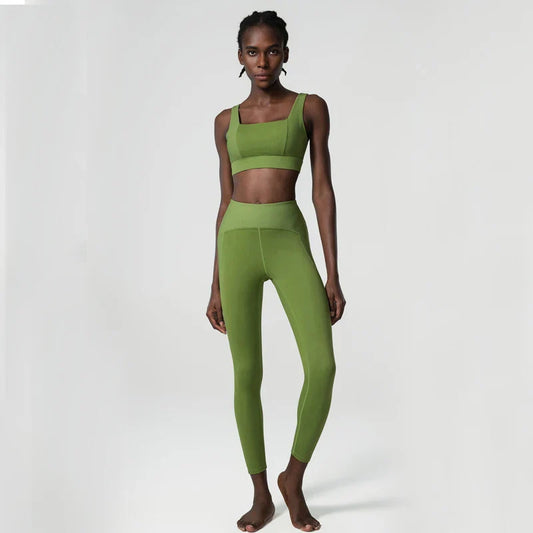 Women's Activewear Set with Top, Leggings and Jacket