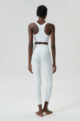 Women’s Fitness Set with Fitted Crop Top and Leggings