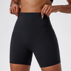 High-Waisted Soft Compression Workout Shorts