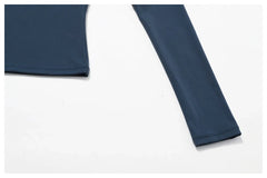 Long Sleeve High Stretch Cropped Fitness Top