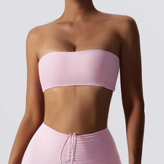 Strapless Sports Top with Padding