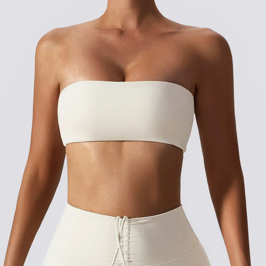Strapless Sports Top with Padding