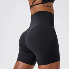 High-Waisted Soft Compression Workout Shorts