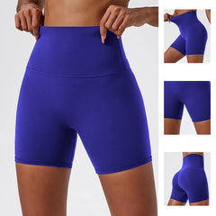 High-Waisted Shorts with Butt Lift Effect