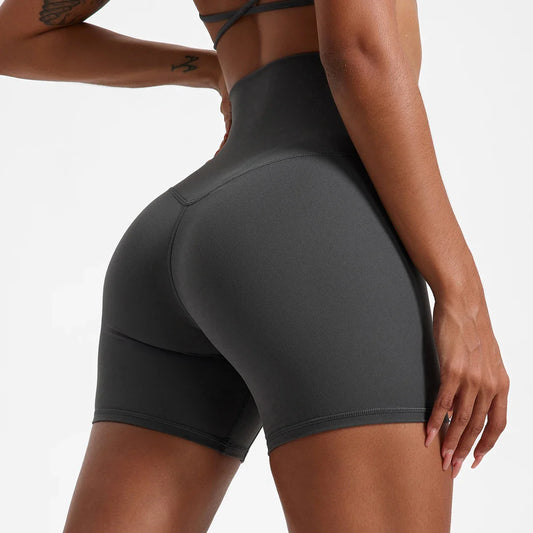 High-Waisted Soft Compression Workout Shorts