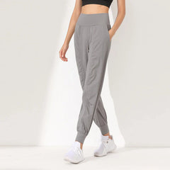 Relaxed Fit Elastic Waist Fitness Joggers