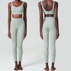 Women’s Fitness Set with Racerback Top and Leggings
