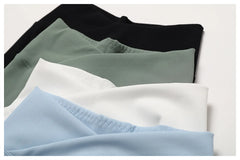 High-Waisted V-Neck Flared Fitness Trousers