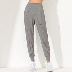 Relaxed Fit Elastic Waist Fitness Joggers
