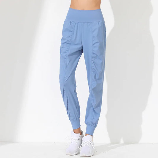 Relaxed Fit Elastic Waist Fitness Joggers