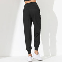 Relaxed Fit Elastic Waist Fitness Joggers