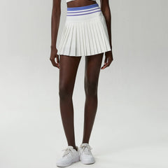 Pleated Skirt with Built-in Shorts and Pocket