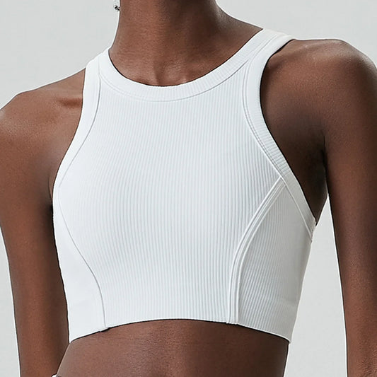 Reinforced Sports Top with Wide Straps