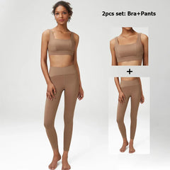 Women's Activewear Set with Top, Leggings and Jacket