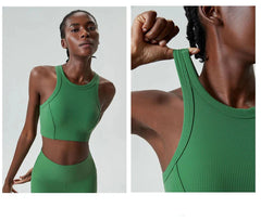 Reinforced Sports Top with Wide Straps