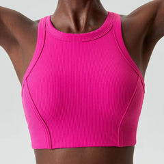 Reinforced Sports Top with Wide Straps