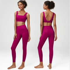 Women's Activewear Set with Top, Leggings and Jacket