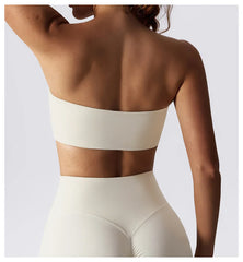 Strapless Sports Top with Padding