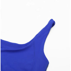 Wide Strap Square Neck Fitness Top